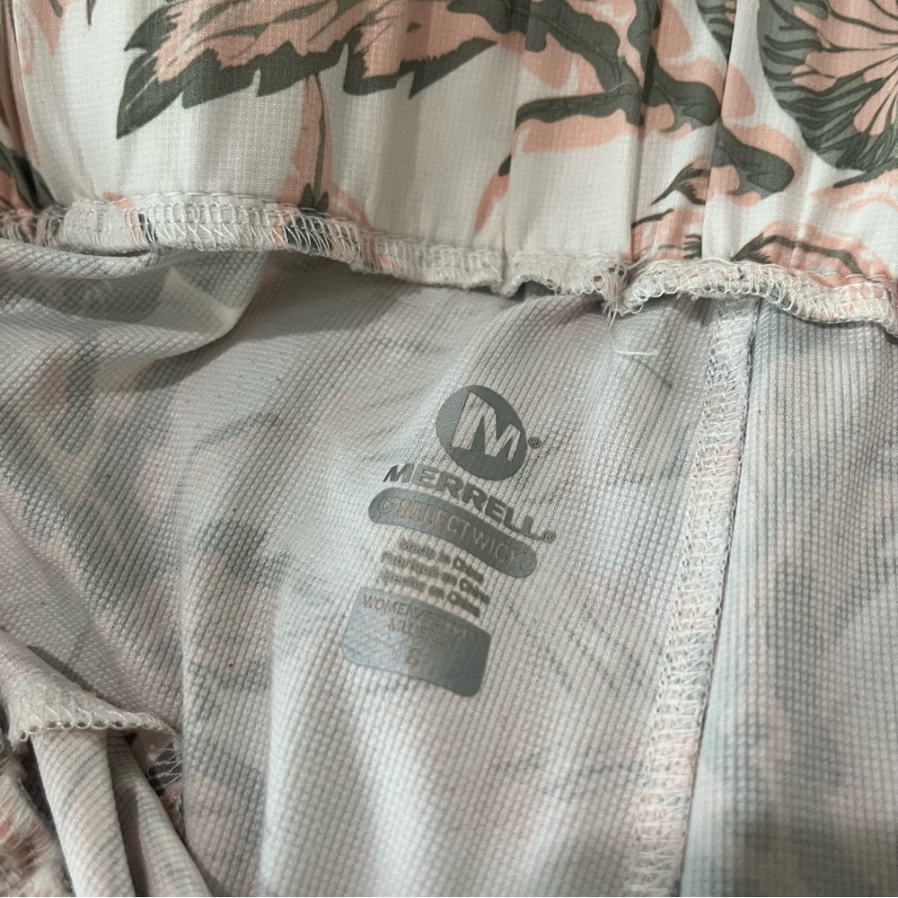 Merrell Floral Print Activewear pants 8 - Picture 3 of 8
